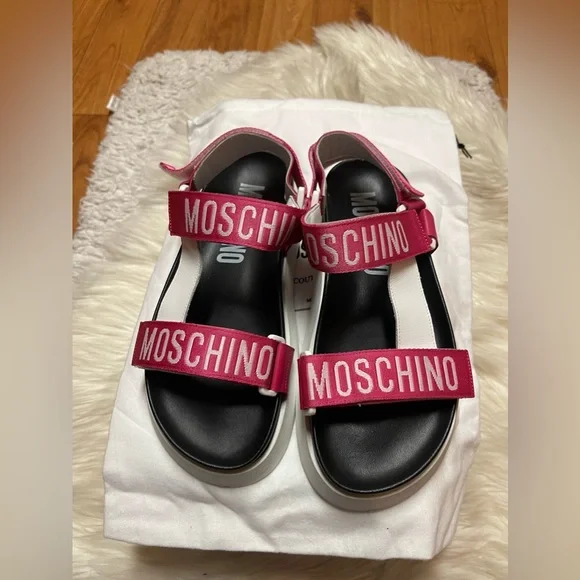 Moschino | Shoes | Moschino Dad Sandals | Poshmark